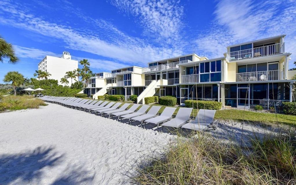 Laplaya 201C Breathtaking Gulf Panorama From This Corner End Unit With A Private Stairway To The Beach Longboat Key Exteriör bild